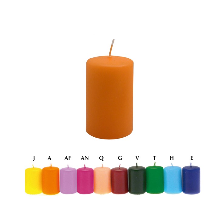 Candele - CANDELOTTO MOCCOLO COLORATO D. 50 H. 80 - Outlet Vendita Candele