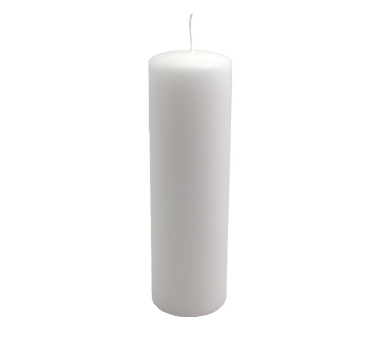 Candelotto moccolo 60x200 mm Bianco