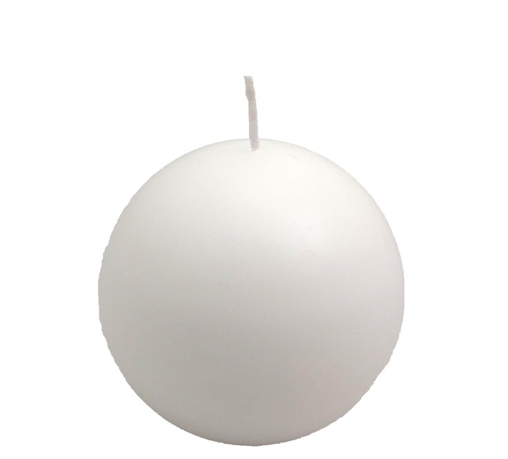 Candela sfera d. 150 mm BIANCA