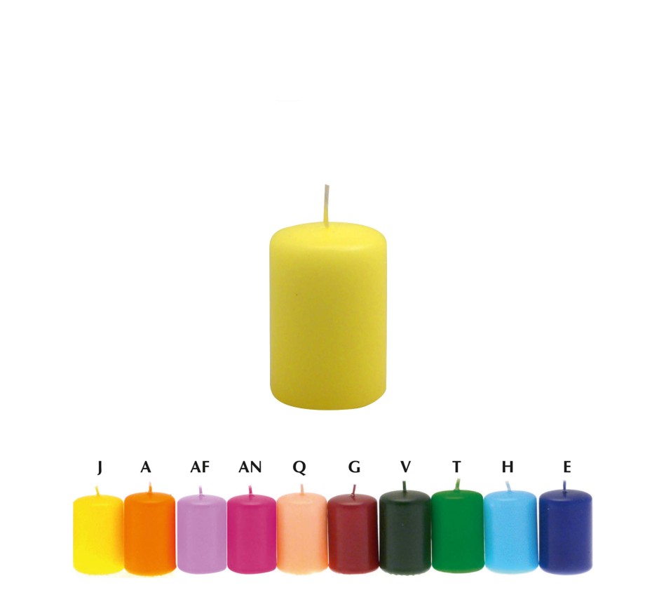 Candelotto moccolo 40x60 mm Colorato