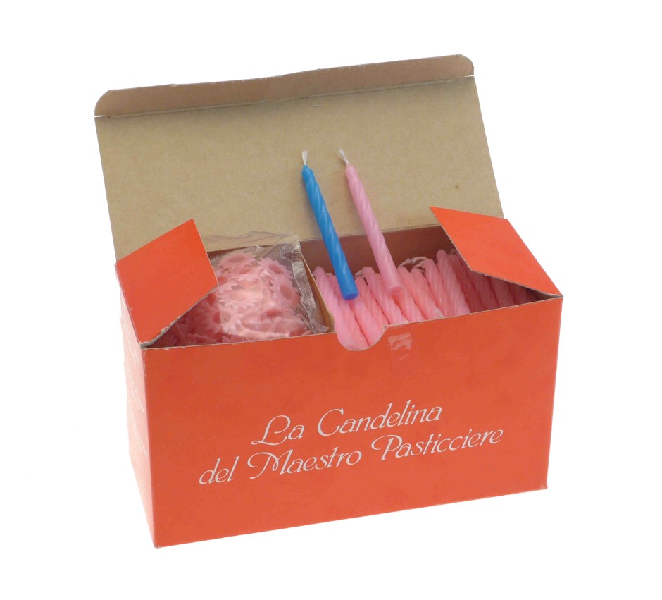 Box 200 candeline per compleanno Pasticcere