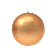 candela sfera oro diam. 80 mm