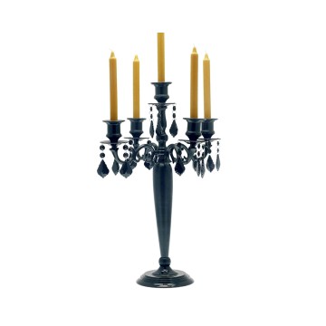 Candelabro BLACK 5 fiamme